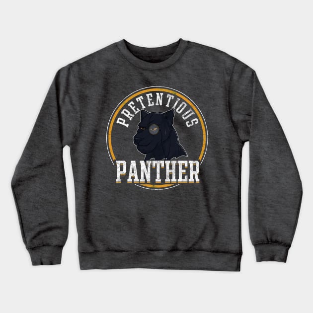 The Pretentious Panther Crewneck Sweatshirt by Geekasms